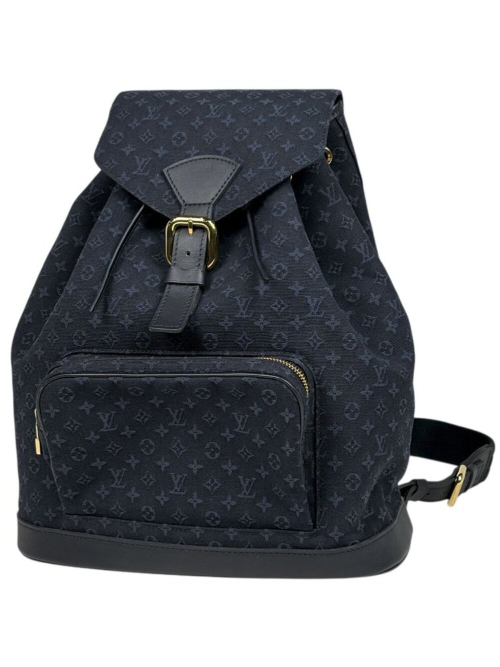 Louis Vuitton Montsouris GM Backpack Monogram Mini Blue